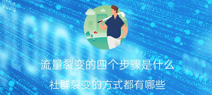 流量裂变的四个步骤是什么 社群裂变的方式都有哪些？